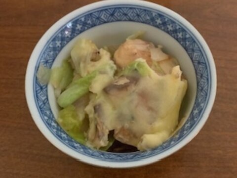 さば缶といしる糀野菜蒸し